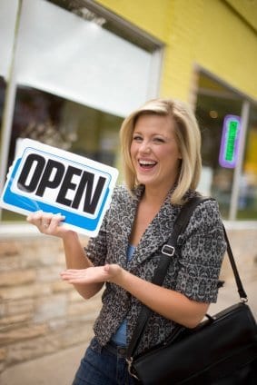 Portrait of store owner franchise owner